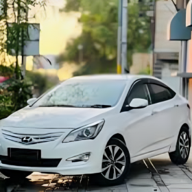 Affordable White Hyundai Verna 2016 Automatic V4 – Elegant Sedan with Smooth Performance & Comfort