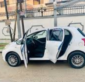Affordable Toyota Yaris 2008 White – Automatic, VVT-i, No Faults – Cameroon Car Deals