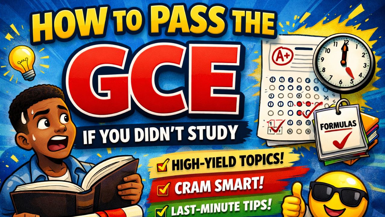 How to Pass the GCE Even If You Didn’t Study Much In 2026(Proven Last-Minute Strategies)
